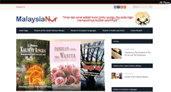 Desktop Screenshot of malaysianur.com